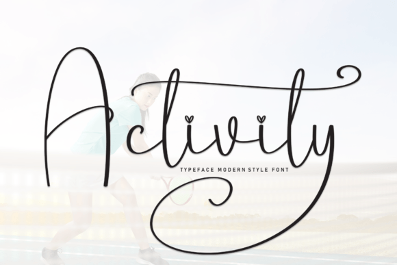 Activity Font: A Versatile Script Typeface for Crafters and Sellers