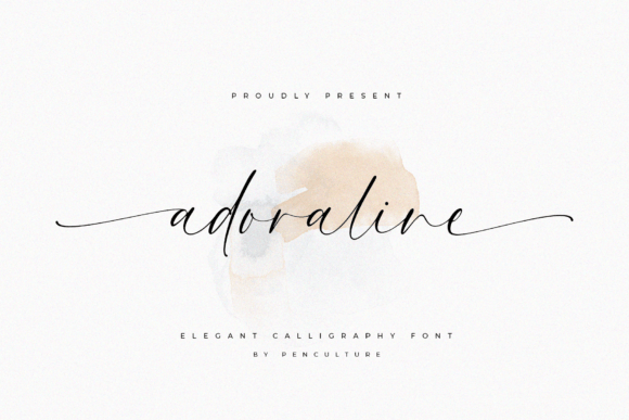 Adoraline: A Script Font That Elevates Small Business Branding