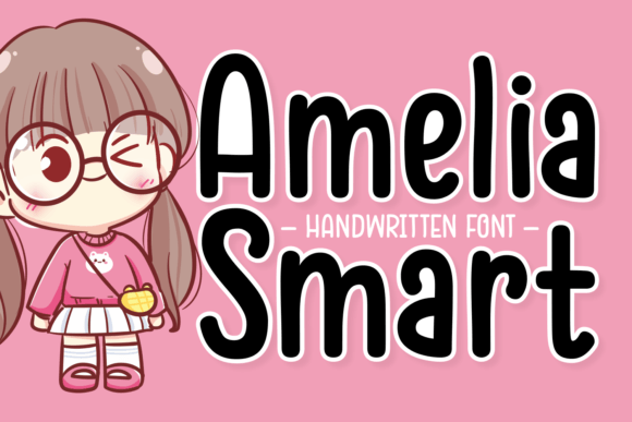 Amelia Smart: A Cheerful Script Font for Playful Branding Projects