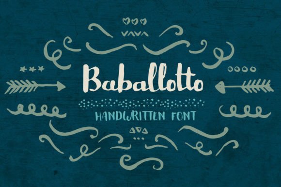 Baballotto: A Handwritten Script Font for Modern Web Design Projects