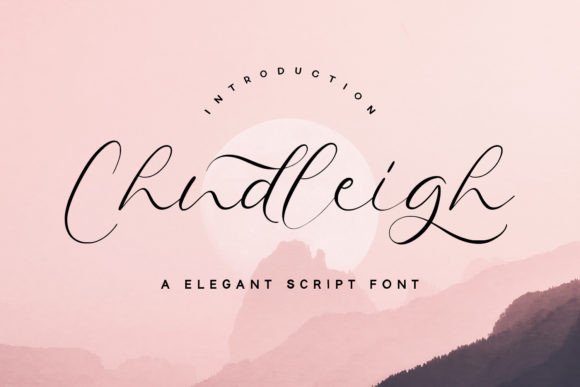 Chudleigh: A Designer’s Go-To Script Font for Modern Branding Projects