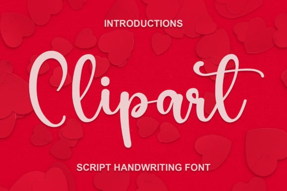 Clipart: A Stylish Handwritten Font for Elegant Editorial Design