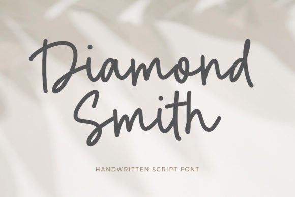 Diamond Smith: A Delicate Script Font for Modern Web Design