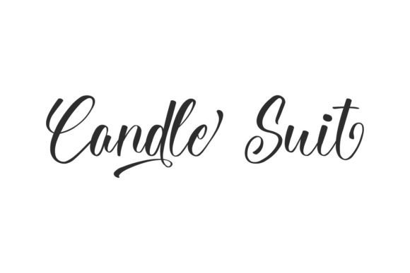 Elegant Script Font for Modern Web Design: Candle Suit