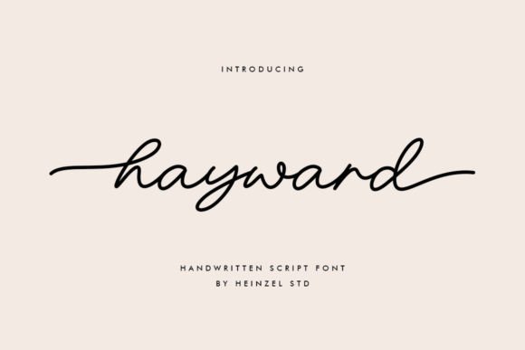 Elegant Script Font Hayward Enhances Digital Branding