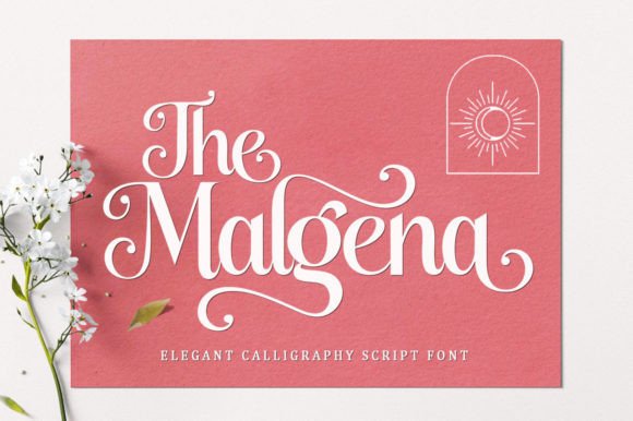 Elevate Your Visual Content with The Malgena Typeface