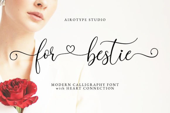 For Bestie Font: Chic Script for Modern Web Design