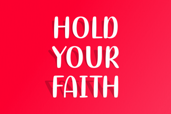 Hold Your Faith: A Charming Handwritten Font for Thoughtful Editorial Design