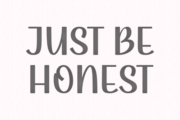 Just Be Honest: A Fresh Handwritten Font for Modern Web Design