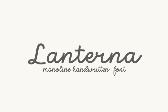 Lanterna: A Bold Monoline Cursive Font for Modern Branding