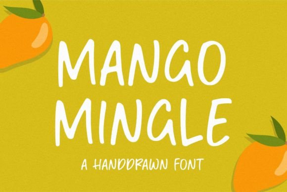Mango Mingle: A Handdrawn Font That Brings Personality to Your Pages