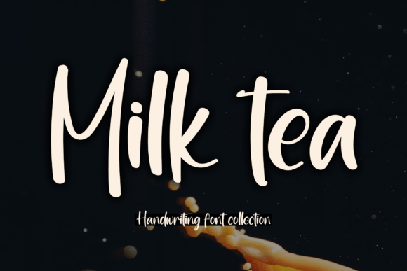 Milk Tea: A Luxurious Script Font for Editorial Elegance