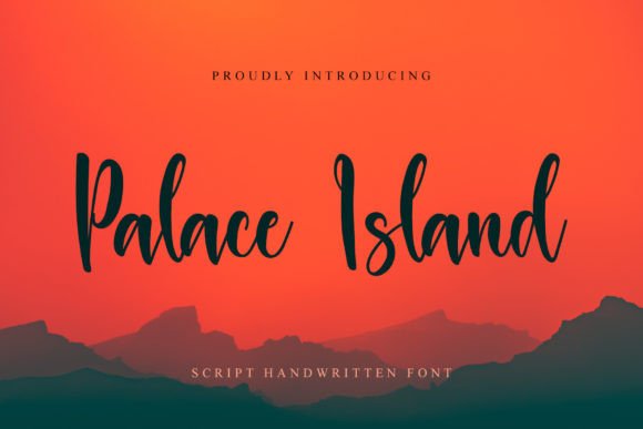 Palace Island: A Stylish Handwritten Font for Modern Branding Projects