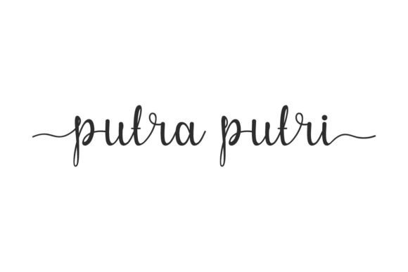 Putra Putri Font: A Modern Script Font for Campaign-Ready Visuals