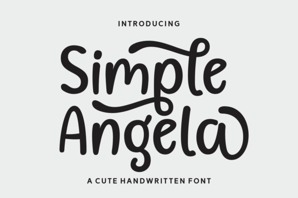 Simple Angela: A Minimalist Font with Timeless Elegance