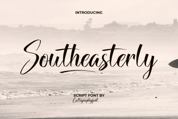 Southeasterly Font: Elevating Editorial Design with Elegant Calligraphy