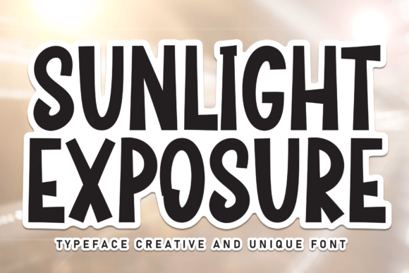 Sunlight Exposure: A Handwritten Font for Editorial Design and Digital Publishing